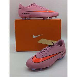 Nike Vapor 16 Club FG MG Soccer Cleat Pink FQ8441-600 Mens Size 8.5 / Women's 10